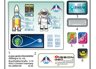 Playmobil - 30804136 - Sticker 70603 Geschenkset astronautentr