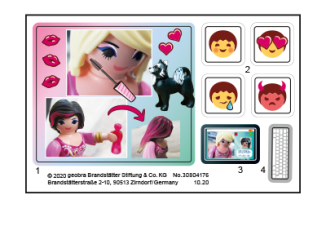 Playmobil - 30804176 - Sticker 70607 Geschenkset Social Media