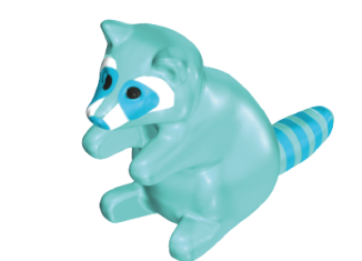 Playmobil - 30804184 - Sitting baby raccoon II