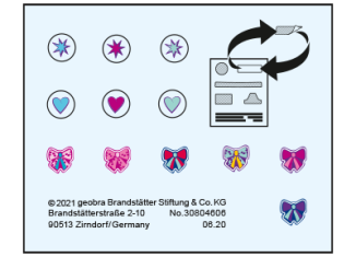 Playmobil - 30804606 - Sticker 70595 Fashion Girl with dog (E