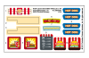 Playmobil - 30804694 - Sticker 9222 Slimer with Hot Dog Stand