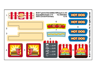 Playmobil - 30804694 - Sticker 9222 Slimer with Hot Dog Stand