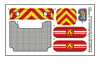 Playmobil - 30805295 - Sticker 9467 Fire brigade firefighting robot