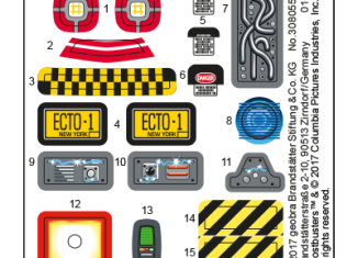Playmobil - 30805574 - Sticker 9220 Ghostbusters Ecto 1