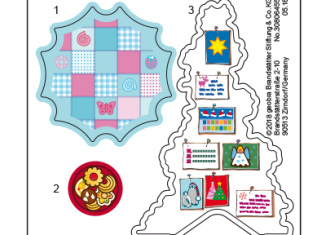 Playmobil - 30806455 - Sticker 9495 Weihnachtliches living roommmer