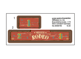Playmobil - 30806776 - Sticker 70697 Rodeo Pru