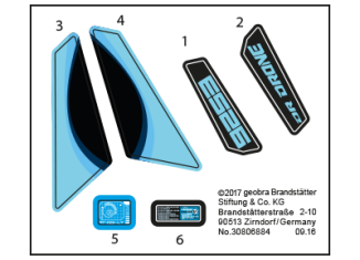 Playmobil - 30806884 - Sticker 9253 Mega drone