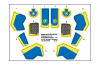 Playmobil - 30807065 - Sticker 70021 Galaxy Police Roboter