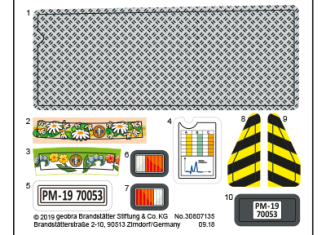 Playmobil - 30807135 - Sticker 70053 Quad with rescuesanhänger