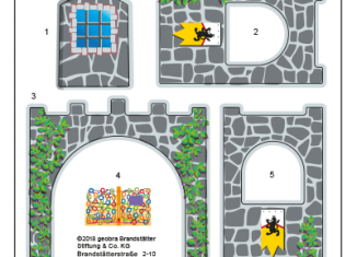 Playmobil - 30807975 - Sticker 70010 Superset family garden