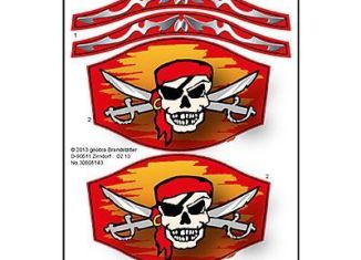 Playmobil - 30808143 - Sticker 5947 pirate Treasure Chest