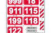 Playmobil - 30808615 - Sticker 70277 Porsche Macan S fire brigade