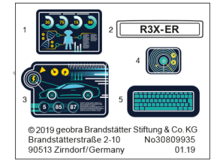 Playmobil - 30809935 - Sticker 70078 PLAYMOBIL THE MOVIE Rex D