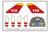 Playmobil - 30814122 - Sticker 4824 Firefighting helicopter
