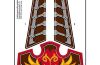Playmobil - 30820023 - Sticker 5481 Dragon battle ship