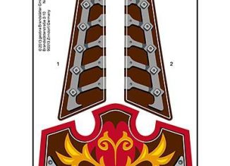 Playmobil - 30820023 - Sticker 5481 Dragon battle ship