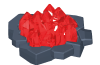 Playmobil - 30820072 - Red crystal rock