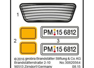 Playmobil - 30820564 - Sticker 6812 Ranger pickup