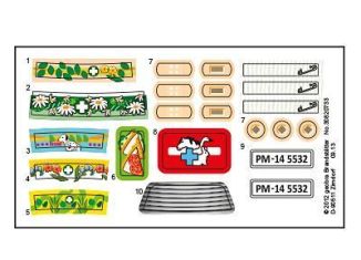 Playmobil - 30820733 - Sticker 5532 Tierärztin with PKW