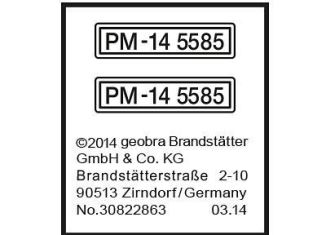 Playmobil - 30822863 - Sticker 5585 Schickes Cabrio