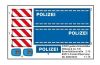 Playmobil - 30823434 - Sticker 6878 Police road barrier