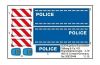 Playmobil - 30823444 - Sticker 6924 Police road barrier