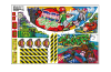 Playmobil - 30823975 - Sticker 70168 Skatepark with Halfpipe