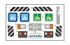 Playmobil - 30824783 - Sticker 6109 Altglas truck mit Containern