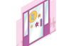Playmobil - 30824804 - Cardboard wall 6862 right girls boutique