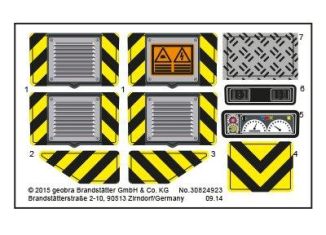 Playmobil - 30824923 - Sticker 6144 SuperSet Baustelle