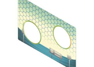 Playmobil - 30825055 - ZU 037 goal wall 2-hole