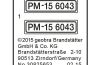 Playmobil - 30825653 - Sticker 6043 Police personnel carrier