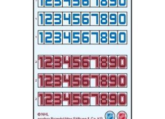 Playmobil - 30826324 - Sticker 5068 Hockey Rink (Numbers)