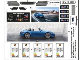 Playmobil - 30826914 - Sticker 5991 Porsche Targa