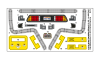 Playmobil - 30827435 - Sticker 70317 Back to the future DeLore