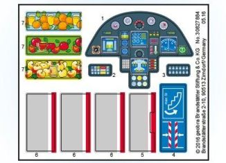 Playmobil - 30827884 - Sticker 5395 Passagierflugzeug