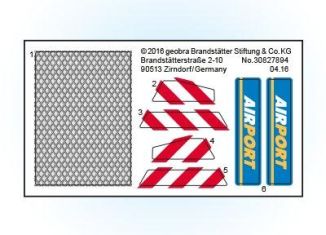 Playmobil - 30827894 - Sticker 5396 Flugzeugschleppper with Flu
