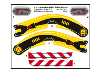Playmobil - 30829635 - Sticker 70445 Radlader