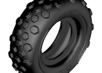 Playmobil - 30829695 - Hollow tire 35x13/1