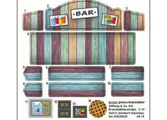 Playmobil - 30829825 - Sticker 70437 Beach kiosk