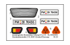 Playmobil - 30829935 - Sticker 70436 Beach car with canoe trailer