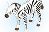 Playmobil - 30830190 - Zebra IV/V white/black printed and mounted