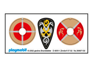 Playmobil - 30897130 - Sticker 3152 vikingraubzug