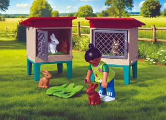 Playmobil - 72170 - Country Rabbit Hutch