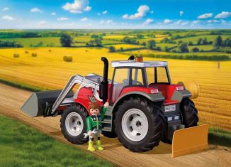 Playmobil - 72305 - Large Tractor with Hay Bales