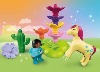 Playmobil - 72087 - Unicorn fairy garden
