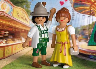 Playmobil - 72275-ger - Oktoberfest couple in traditional Bavarian costumes