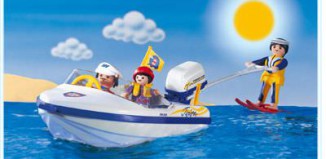Playmobil - 3009 - Motorboat With Skier