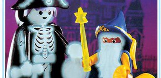 Playmobil - 3025 - Skeleton & Wizard Trick-Or-Treaters