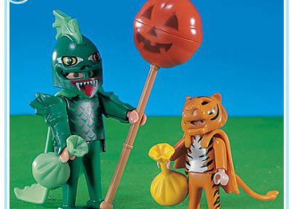 Playmobil - 3026 - Dragon & Tiger Trick-Or-Treaters